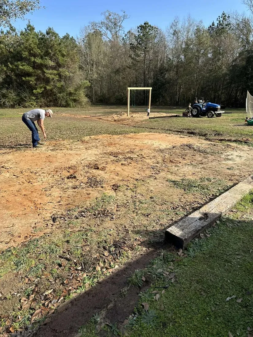 Playset Removal — after