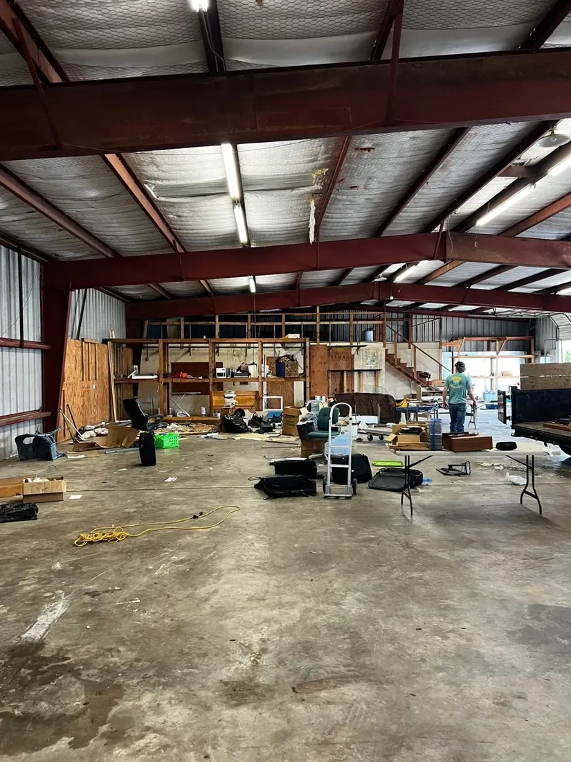 Warehouse Cleanout — before