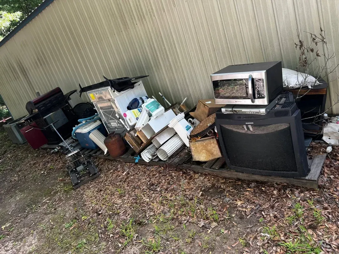 Appliance & Debris Removal — before