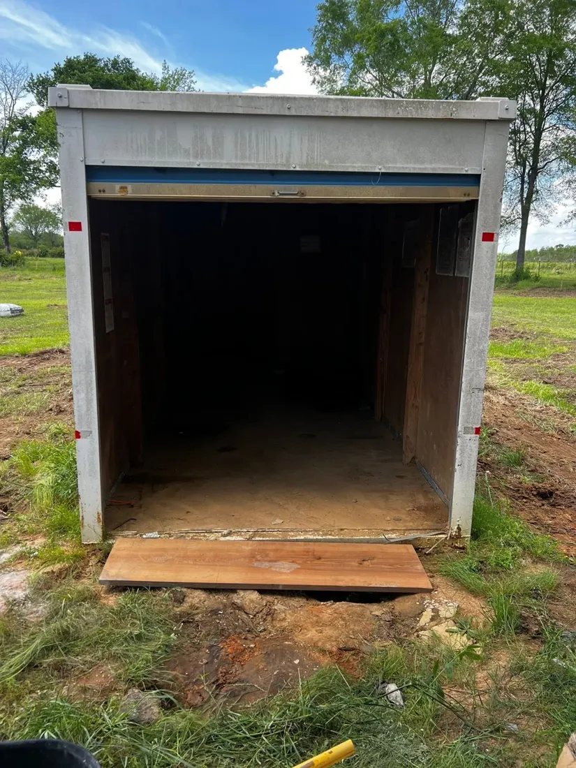 Storage Shed Cleanout — after